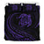 Hawaiian Map Turtle Polynesian Bedding Set - Purple - Frida Style - Polynesian Pride