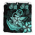 Hawaiian Anchor Plumeria Hamerhead Shark Polynesian Bedding Set - Turquoise - Polynesian Pride