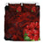 Hawaiian Hibiscus Whale Turtle Dance Polynesian Bedding Set - Red - Polynesian Pride