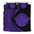 Hawaiian Madame Pele Plumeria Polynesian Bedding Set Circle Style Purple - Polynesian Pride