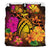 Hawaiian Map Turtle Tribal Kanaka Hibiscus Plumeria Polynesian Bedding Set - Polynesian Pride