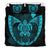 Hawaiian Fish Hook Turtle Heart Polynesian Bedding Set Blue - Polynesian Pride