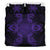 Hawaiian Turtles Tribal Mask Polynesian Bedding Set Purple - Polynesian Pride