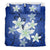 Hawaiian Plumeria Polynesian Bedding Set - Blue - Polynesian Pride