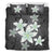 Hawaiian Plumeria Polynesian Bedding Set - Gray - Polynesian Pride