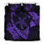 Hawaiian Map Hibiscus Turtle Fish Hook Polynesian Bedding Set Purple - Polynesian Pride