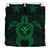 Hawaiian Turtle Kanaka Polynesian Bedding Set - Green - Polynesian Pride