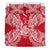 Polynesian Bedding Set - New Caledonia Duvet Cover Set Map Red White - Polynesian Pride