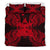 Polynesian Bedding Set - Fiji Duvet Cover Set Map Red - Polynesian Pride