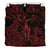 Polynesian Bedding Set - Hawaii Duvet Cover Set Hula Girl Red - Polynesian Pride