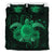 Hawaii Turtle Hibiscus Polynesian Bedding Set - Full Style - Green - Polynesian Pride