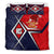 Polynesian Bedding Set - American Samoa Duvet Cover - AS Flag with Polynesian Patterns - Polynesian Pride