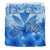 Hawaii Bedding Set - Hawaii Turtle Kanaka Plumeria Polynesian Blue Bedding Set - Polynesian Pride