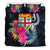 Polynesian Bedding Set - Fiji Duvet Cover Set Tropical Flowers - Polynesian Pride