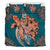 Hawaii Bedding Set - Hawaii Polynesian Turtle Hibiscus Bedding Set - Orange - Polynesian Pride