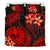 Polynesian Bedding Set - Tahiti Duvet Cover Set - Red Plumeria - Polynesian Pride