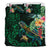 Tiki Polynesian Bedding Set Turtle Hibiscus - Green - Polynesian Pride