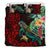 Tiki Polynesian Bedding Set Turtle Hibiscus - Red - Polynesian Pride