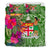 Fiji Bedding Set - Hibiscus Polynesian Pattern Green Version - Polynesian Pride