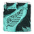 Signature Custom, Paua Shell Maori Silver Fern Bedding Set Turquoise - Polynesian Pride