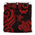 Pohnpei Micronesian Bedding Set - Red Tentacle Turtle - Polynesian Pride