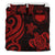 Northern Mariana Bedding Set - Tentacle Turtle Red - Polynesian Pride