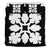 Hawaiian Bedding Set Royal Pattern - Black And White - C1 Style - Polynesian Pride