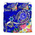 Tahiti Custom Personalised Bedding Set - Turtle Plumeria (Blue) - Polynesian Pride