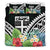 Fiji Bedding Set - Fiji Coat of Arms & Polynesian Tropical Flowers White - Polynesian Pride