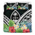 Guam Bedding Set - Guam Coat of Arms & Polynesian Tropical Flowers White - Polynesian Pride