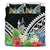 New Caledonia Bedding Set - New Caledonia Coat of Arms & Polynesian Tropical Flowers White - Polynesian Pride