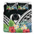 Pohnpei Bedding Set - Pohnpei Coat of Arms & Polynesian Tropical Flowers White - Polynesian Pride