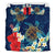 Hawaiian Turtle Hibiscus Polynesian Bedding Set - Blue - Edna Style - AH - Polynesian Pride