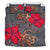 Hawaii Turtle Hibiscus Polynesian Bedding Set - Khoi Style - AH - Polynesian Pride