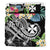 Wallis and Futuna Polynesian Bedding Set - Summer Plumeria (Black) - Polynesian Pride