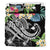 Papua New Guinea Polynesian Bedding Set - Summer Plumeria (Black) - Polynesian Pride