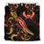 Pohnpei Polynesian Bedding Set - Turtle With Blooming Hibiscus Gold - Polynesian Pride