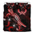 Pohnpei Polynesian Bedding Set - Turtle With Blooming Hibiscus Red - Polynesian Pride