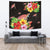 Hibiscus Plumeria Turtle Tapestry - Polynesian Pride