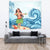 Hula Dance Cartoon Tapestry - Polynesian Pride