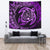 Hawaiian Turtle Polynesian Purple Tapestry Wall Tapestry Large 104" x 88" Purple - Polynesian Pride