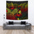 Kosrae Tapestry - Turtle Hibiscus Pattern Reggae Wall Tapestry Large 104" x 88" Reggae - Polynesian Pride