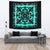 Hawaii Tapestry Royal - Turquoise Ver 2 Wall Tapestry Turquoise - Polynesian Pride