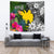 Papua New Guinea Tapestry - Turtle Plumeria Banana Leaf - Polynesian Pride