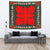 Hawaii Pattern Royal Tapestry - Nice Style Wall Tapestry Red - Polynesian Pride