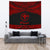 Hawaii Polynesian Tapestry - Hawaii Pride Red Version One Style Large 104" x 88" Red - Polynesian Pride