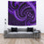 New Zealand Maori Mangopare Tapestry Polynesian - Purple Wall Tapestry Large 104" x 88" Purple - Polynesian Pride