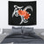 Plumeria Polynesia Orange Tapestry - Polynesian Pride