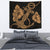 Anchor Gold Poly Tribal Tapestry - Polynesian Pride