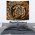 Hawaiian Turtle Polynesian Gold Tapestry Wall Tapestry 130cm*150cm Gold - Polynesian Pride